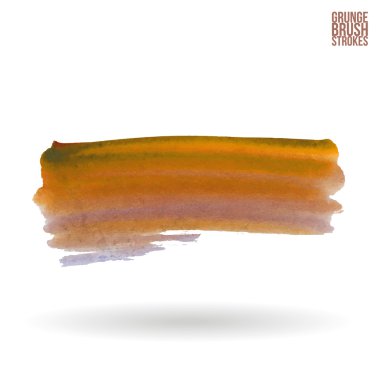 Sulu Boya konturları ve doku. Vektör tasarımı.