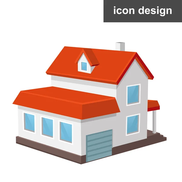Головна ікона будинок — стоковий вектор