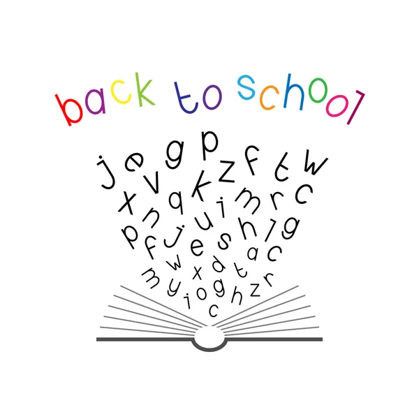 Back to school background. — Stock Vector