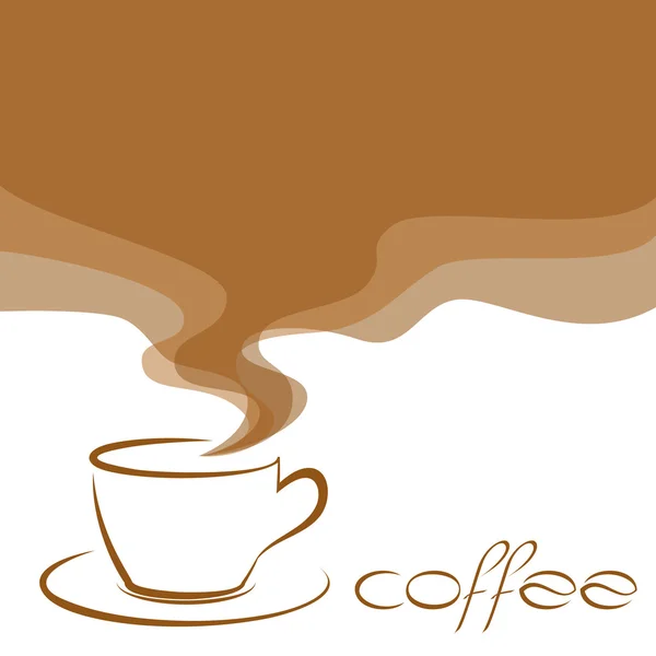 Fond vectoriel café — Image vectorielle