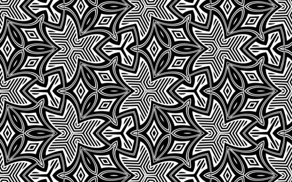 Textura Geométrica Branca Preta Com Padrão Popular Formas Abstratas Estilo —  Vetores de Stock