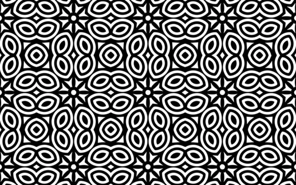 Textura Blanca Negra Étnica Fondo Geométrico Patrón Oriental Tradicional Para — Archivo Imágenes Vectoriales