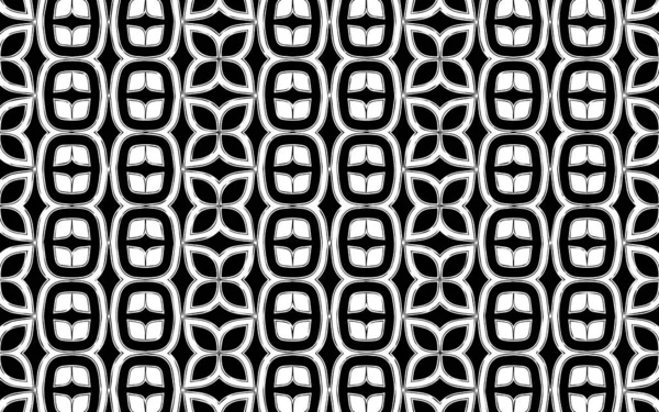 Soyut Siyah Beyaz Şablon Etnik Geometrik Orjinal Duvar Kağıdı Tasarım — Stok Vektör