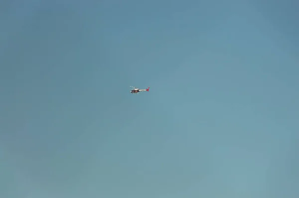 São Paulo São Paulo Brasil Junho 2021 Helicóptero Polícia Durante — Fotografia de Stock