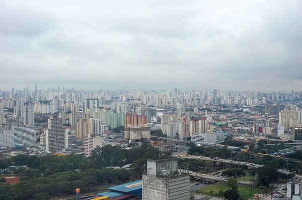 Sao Paulo Brasil Junho 2021 Vista Panorâmica São Paulo Dia — Fotografia de Stock