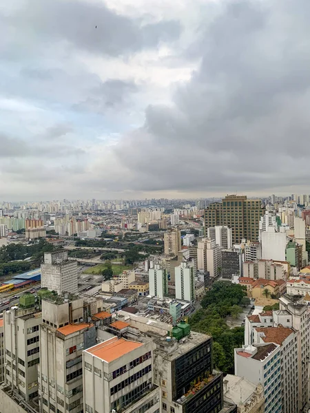 Sao Paulo Brasil Junho 2021 Vista Panorâmica São Paulo Dia — Fotografia de Stock