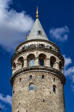 İstanbul Türkiye 5 Eylül 2021 Galata Kulesi manzaralı