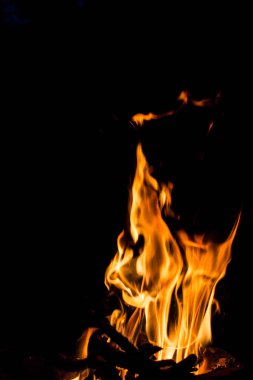 Ateşin soyut arkaplan görüntüsü