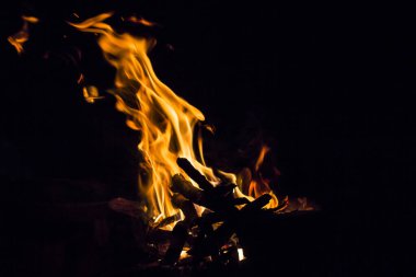 Ateşin soyut arkaplan görüntüsü