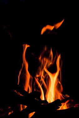 Ateşin soyut arkaplan görüntüsü