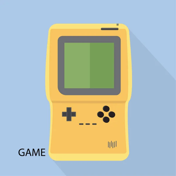 Close Gele Gameboy Achtergrond — Stockfoto