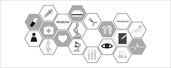 Icono Médico Sobre Fondo Blanco Ilustración Vectorial —  Fotos de Stock