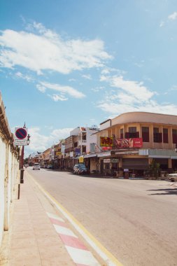 Film tahılları 29 Mayıs 2020. Özel coğrafi çekiciliğini göster Farklı yaşam koşulları, günlük yaşam karantinası sırasında şehir dışındaki Lamphun Thailand kırsalında