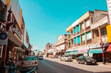 Film tahılları 29 Mayıs 2020. Özel coğrafi çekiciliğini göster Farklı yaşam koşulları, günlük yaşam karantinası sırasında şehir dışındaki Lamphun Thailand kırsalında