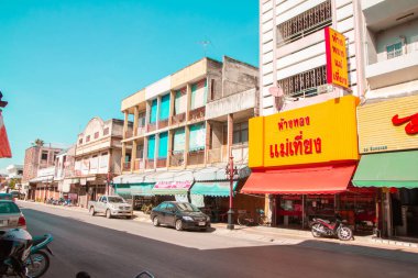 Film grain  29 May 2020. Show special geographical charm feel of different Living condition, daily life During the quarantine of the COVID-19 epidemic in Suburban country environment Lamphun Thailand clipart