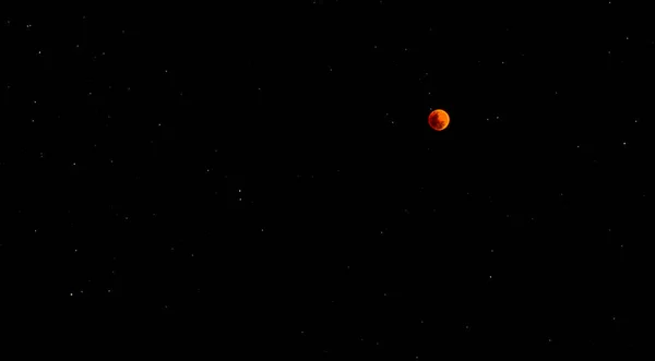 Lua Sangue Azul Super Janeiro 2018 — Fotografia de Stock