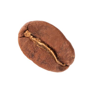 Kavrulmuş kahve, izole edilmiş beyaz arkaplan..