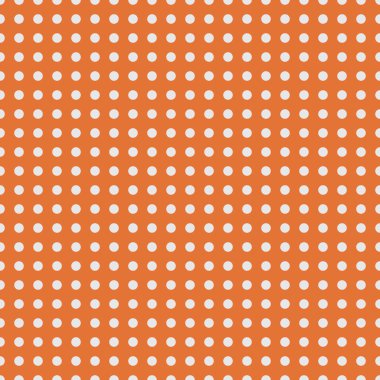 Beyaz lekeli turuncu arka plana vektör üzerinde.