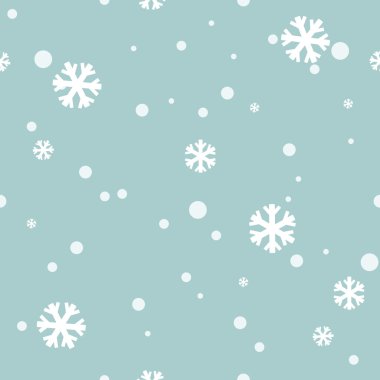 Kar taneleri sorunsuz vektör desen. Kar düşen kavramı.