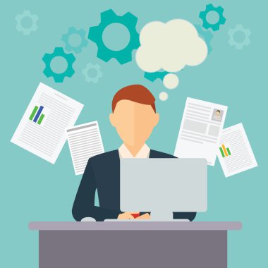 Toplama ve veri işleme ofis çalışanı