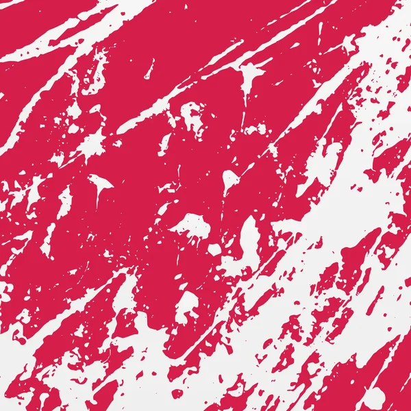 Éclaboussure de peinture blanche sur surface rouge — Image vectorielle