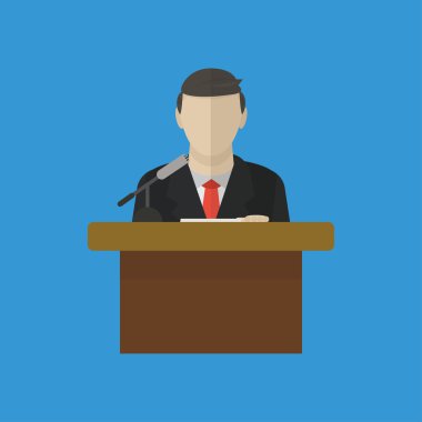 Kamu hoparlör illüstrasyon.