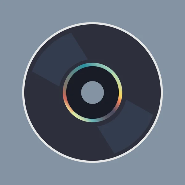 Illustration zur Compact Disc. — Stockvektor