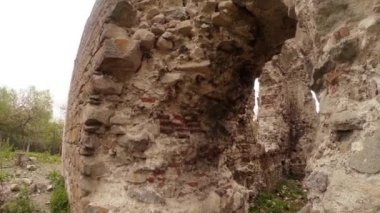 Templar Şövalyeleri kale Transcarpathia kalesi kalıntıları eski