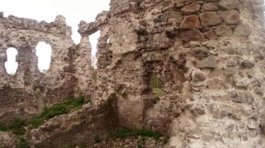 Templar Şövalyeleri kale Transcarpathia kalesi kalıntıları eski