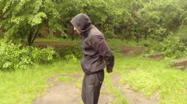 Öğretim antik sihirli Hint movementthe ilk serisi parkta gösterir: genel plan, orta atış, yakın çekim