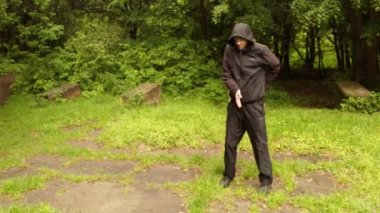 Öğretim antik sihirli Hint movementthe ilk serisi parkta gösterir: genel plan, orta atış, yakın çekim