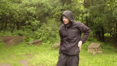 Öğretim antik sihirli Hint movementthe ilk serisi parkta gösterir: genel plan, orta atış, yakın çekim