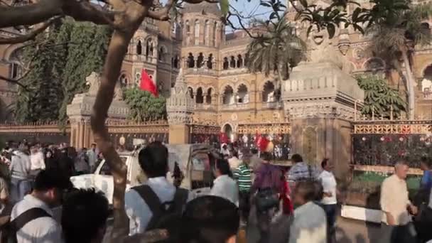 India di jalan-jalan Mumbai, India . — Stok Video