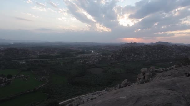 Landscapes in Hampi, Karnataka, India — Stockvideo