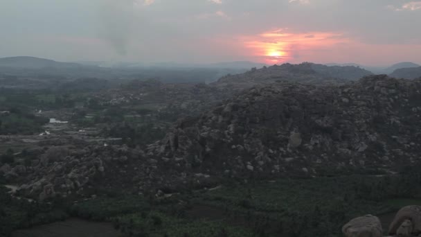 Landscapes di Hampi, Karnataka, India — Stok Video