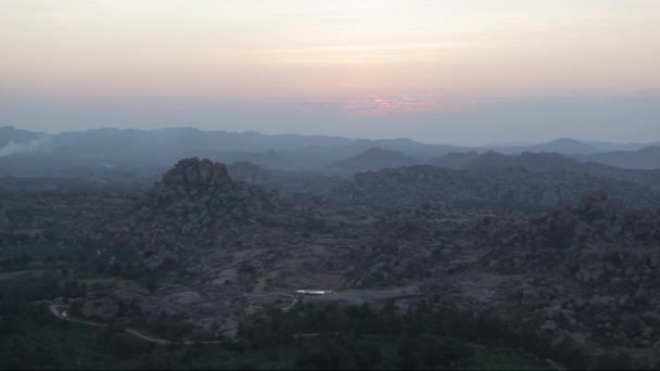 Landscapes in Hampi, Karnataka, India — Stockvideo