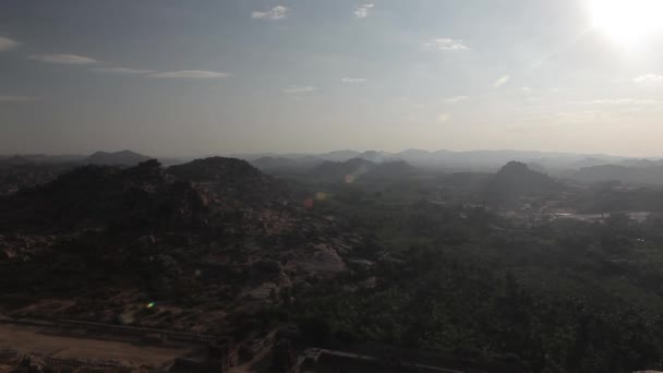 Landscapes in Hampi, Karnataka, India — Stok video