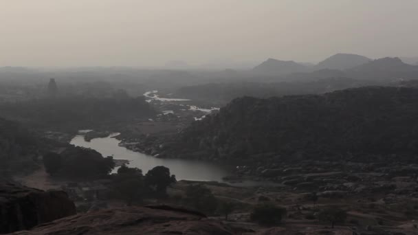 Landscapes in Hampi, Karnataka, India — Stock video