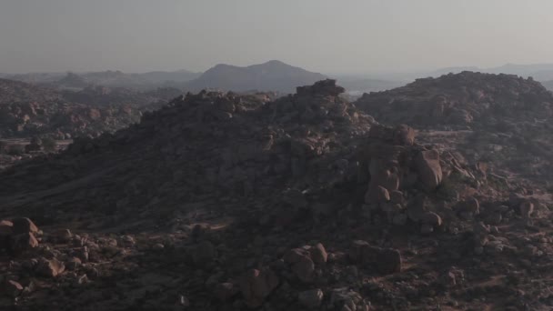 Landschaften in Hampi, Karnataka, Indien — Stockvideo