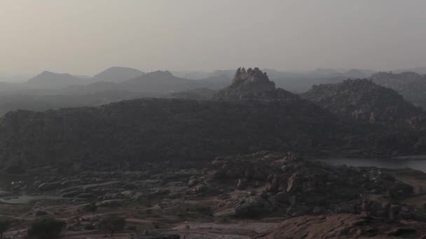 Landscapes in Hampi, Karnataka, India — Stockvideo