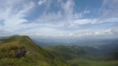 Timelapse dağ manzarası
