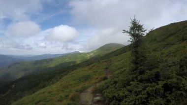 Timelapse dağ manzarası