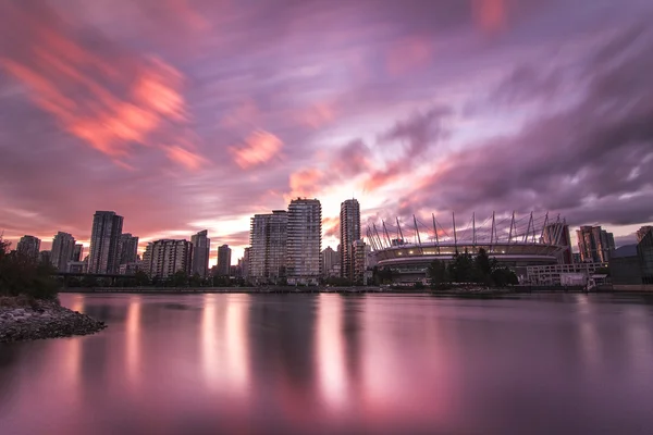 False Creek zonsondergang — Stockfoto