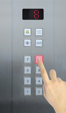 yandan basın 8 kat Asansör