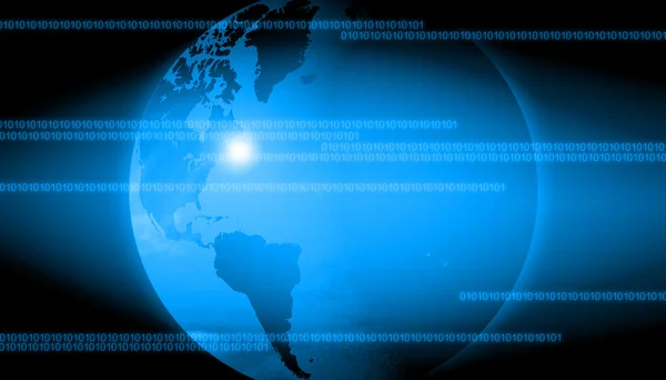 Świat streszczenie technologia tło — Zdjęcie stockowe