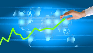 bir iş grafik iterek el