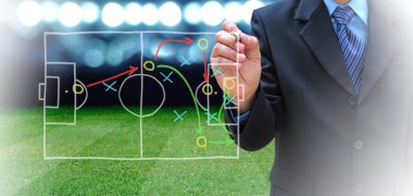 futbol manager futbol sahası, planı