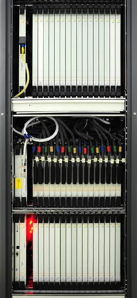Komunikace a Internetu síťový server pokoj — Stock fotografie