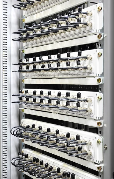 Kommunikation och internet network serverrum — Stockfoto