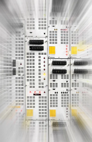 Serverrommet for kommunikasjon og Internett-nett – stockfoto